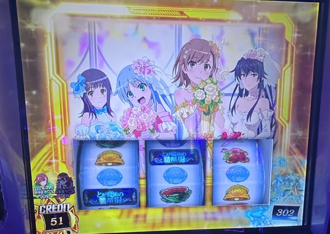 Lとある魔術の禁書目録2 ウェディング画面