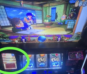 Lやじきた道中記参る サブ液晶の出走キャラ