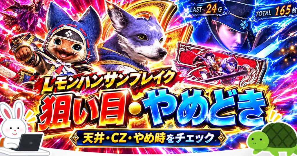 Lモンハンサンブレイク 狙い目・やめどき